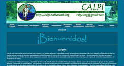 Desktop Screenshot of calpi.nativeweb.org