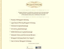 Tablet Screenshot of miingignoti.nativeweb.org