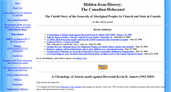 Desktop Screenshot of canadiangenocide.nativeweb.org